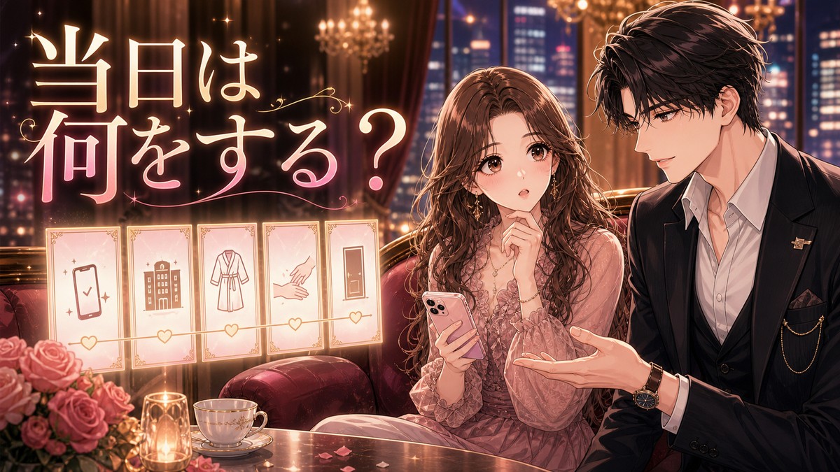 女性用風俗では何をする？当日の流れを予約前から退室まで解説