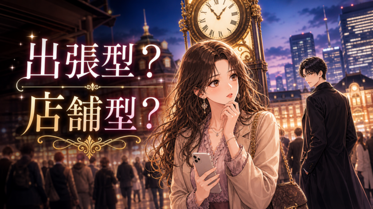 女性用風俗の出張型とは？店舗型との違いと向いている人