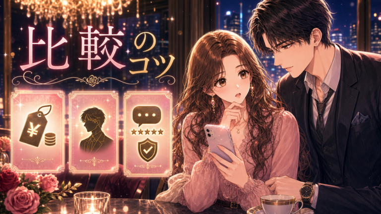 女性用風俗サイトの比較方法：料金・在籍・口コミ・安全性を見る